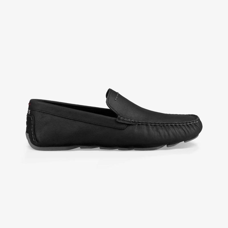 Loafers UGG Henrick Homme Noir Soldes 577MOTPV